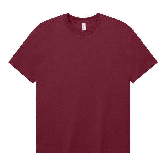 American Apparel Heavyweight  Oversized Tees Burgundy